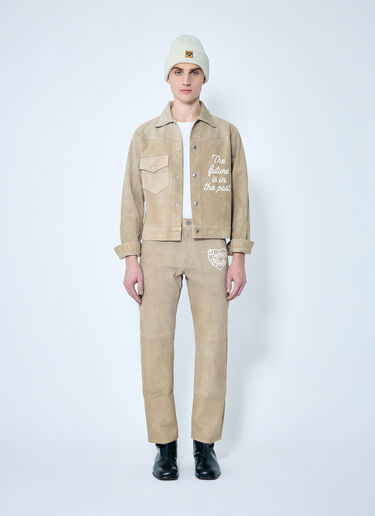 LN-CC® - Human Made: 스웨이드 팬츠 - 베이지 Human Made 스웨이드 팬츠 베이지 hmd0159002