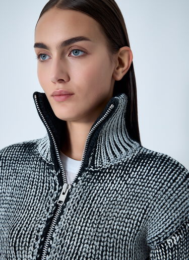 VAQUERA Coated Rib Cardigan Black vaq0262009