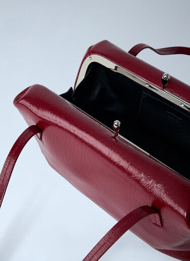 LN-CC® - Jil Sander: Small Goji Handbag - Red Jil Sander Small Goji Handbag Red jil0262010