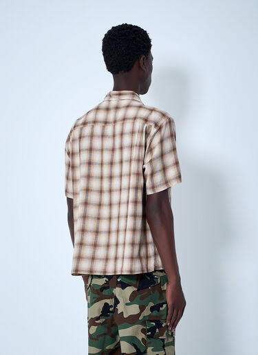 Stüssy Short-Sleeve Check Shirt Brown sts0164007