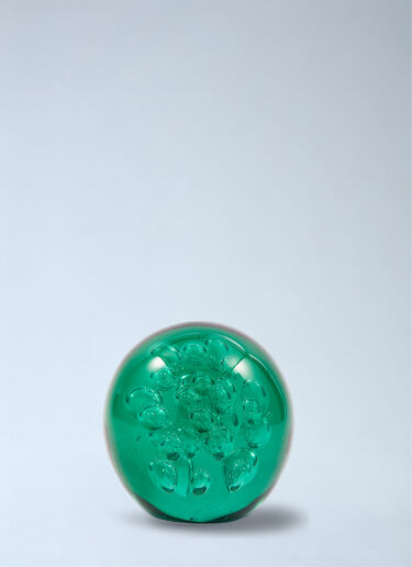POLSPOTTEN Glass Sphere With Bubble Details Green wps0691982