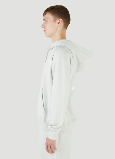 LN-CC® - Helmut Lang: Hooded Sweatshirt - Grey Helmut Lang Hooded Sweatshirt Grey hlm0145002