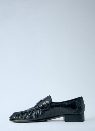 LN-CC® - The Row: Soft Loafers - Black The Row Soft Loafers Black row0264099