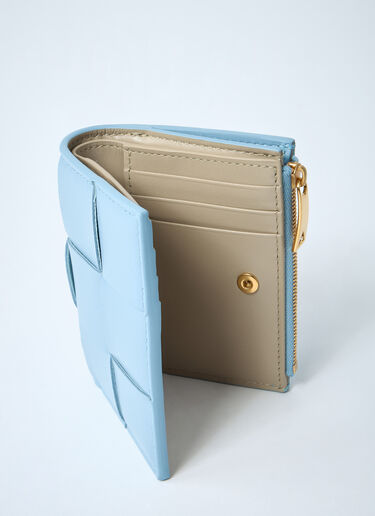 LN-CC® - Bottega Veneta: Cassette Business Card Holder - Light Blue Bottega Veneta Cassette Business Card Holder Light Blue bov0261056