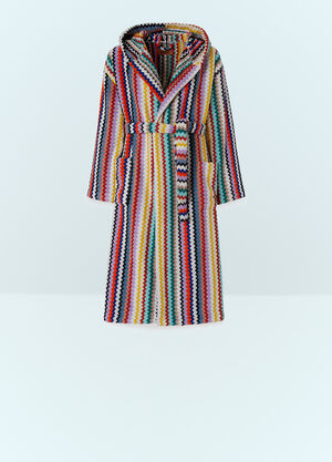 LN-CC® - Missoni: Riverbero Hooded Bathrobe - Multicolour Missoni Riverbero Hooded Bathrobe Multicolour wps0691562