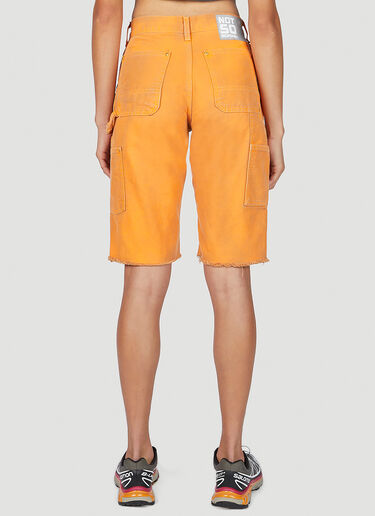 LN-CC® - NOTSONORMAL: Washed Working Shorts - Orange NOTSONORMAL Washed Working Shorts Orange nsm0351009