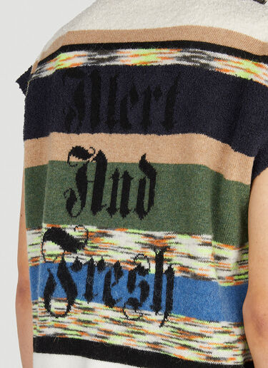 LN-CC® - Soulland: Alert And Fresh Sleeveless Cardigan - Multicolour Soulland Alert And Fresh Sleeveless Cardigan Multicolour sld0352001