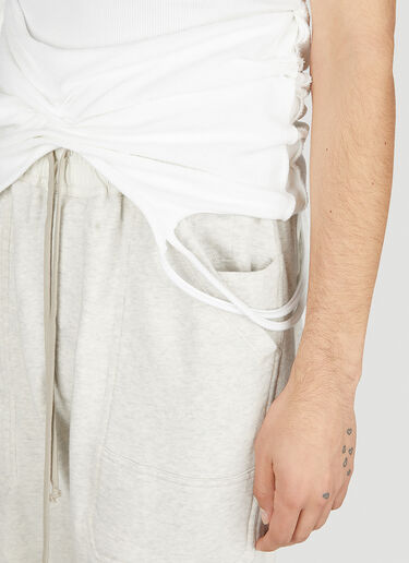 LN-CC® - Mainline:RUS/Fr.CA/DE: Draped Tank Top - White Mainline:RUS/Fr.CA/DE Draped Tank Top White mai0352003