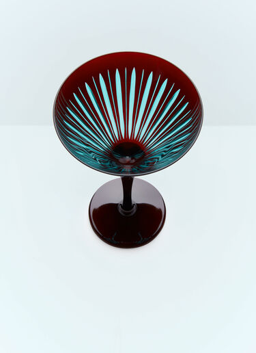LN-CC® - L'Objet: Set Of Four Prism Martini Glasses - Burgundy L'Objet Set Of Four Prism Martini Glasses Burgundy wps0691631