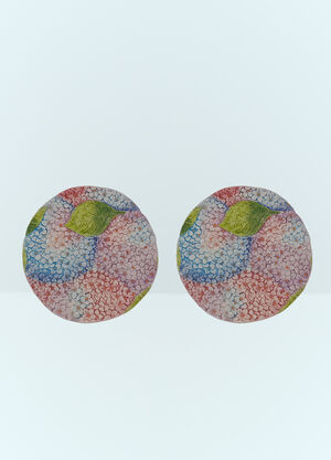 Les-Ottomans Set Of Two Ortensie Dessert Plates Multicolour wps0691375