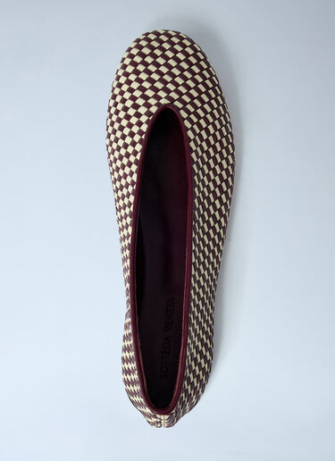 Bottega Veneta Rosa Ballerina Flats Beige bov0261016