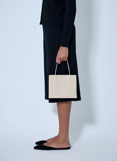 LN-CC® - The Row: Cecily Top Handle Tote Bag - Beige The Row Cecily Top Handle Tote Bag Beige row0265027
