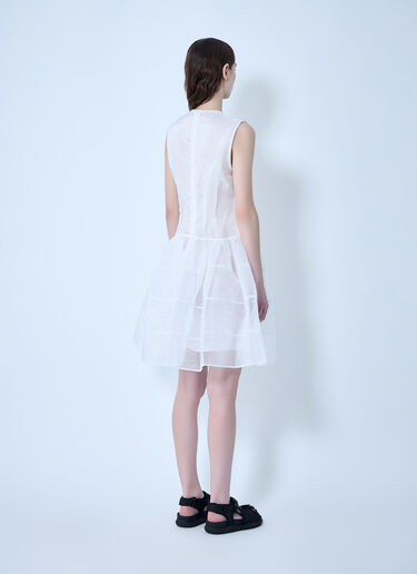 Cecilie Bahnsen Claudie Fitted Dress White cec0263008