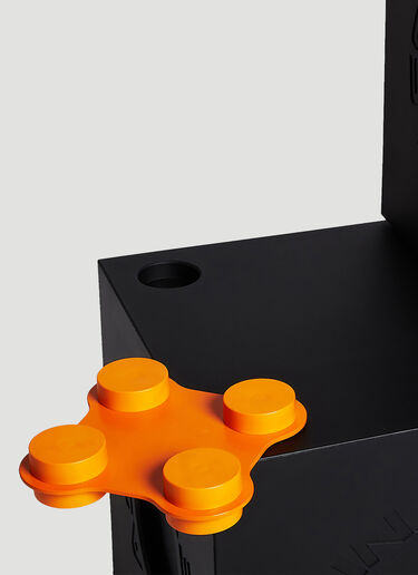 LN-CC® - Cassina: x Virgil Abloh Quadruple Connecting Element - Black Cassina x Virgil Abloh Quadruple Connecting Element Black vrc0351005