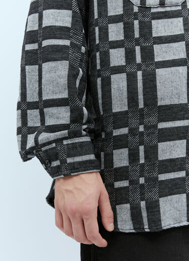LN-CC® - Engineered Garments: Check Work Shirt - Grey Engineered Garments Check Work Shirt Grey egg0154002