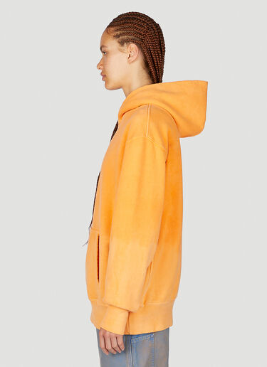 LN-CC® - NOTSONORMAL: Splashed Hooded Sweatshirt - Orange NOTSONORMAL Splashed Hooded Sweatshirt Orange nsm0351017