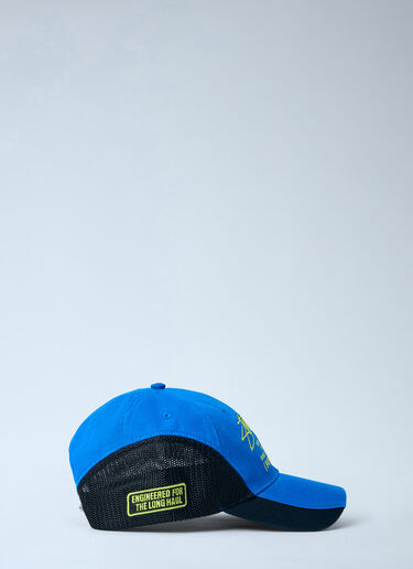 LN-CC® - Stüssy: LP Service Mesh Strapback Cap - Blue Stüssy LP Service Mesh Strapback Cap Blue sts0164022