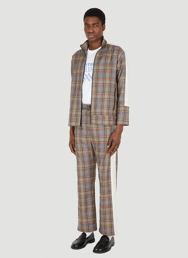LN-CC® - Ahluwalia: Akin Check Pants - Brown Ahluwalia Akin Check Pants Brown ahl0148002