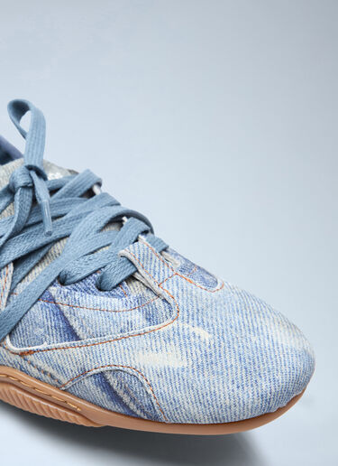LN-CC® - Acne Studios: Lace-Up Leather Shoes - Blue Acne Studios Lace-Up Leather Shoes Blue acn0258015