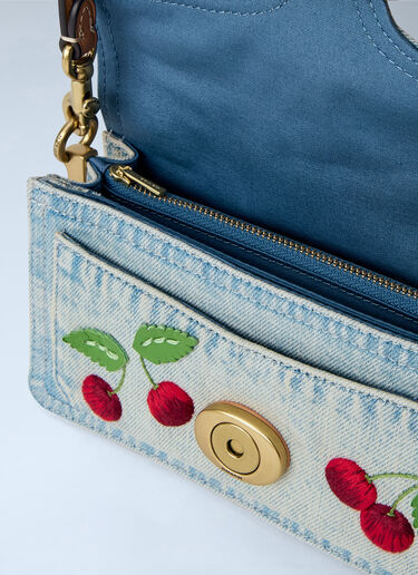 LN-CC® - Coach: Tabby Shoulder Bag 20 With Cherry Embroidery - Blue Coach Tabby Shoulder Bag 20 With Cherry Embroidery Blue coa0264026