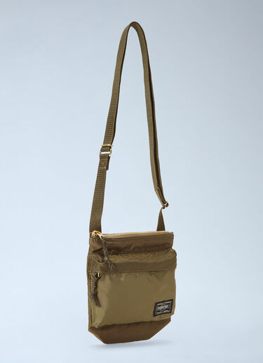 LN-CC® - Porter-Yoshida & Co: Logo Patch Crossbody Bag - Black Porter-Yoshida & Co Logo Patch Crossbody Bag Black por0340007
