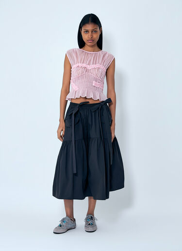 Cecilie Bahnsen CBcai Midi Skirt Black cec0263013