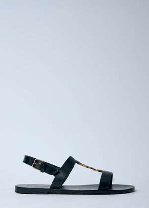 Saint Laurent Cassandra Sandals Black sla0160006