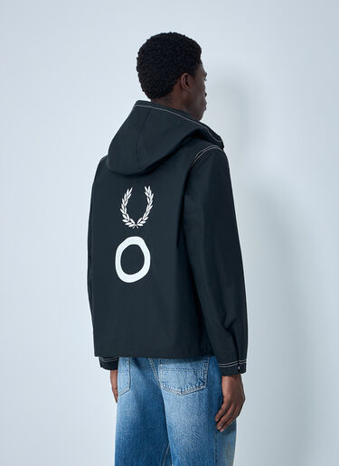 LN-CC® - Fred Perry x Craig Green: 대조 스티치 후드 재킷 - 검정 Fred Perry x Craig Green 대조 스티치 후드 재킷 검정 fry0164008