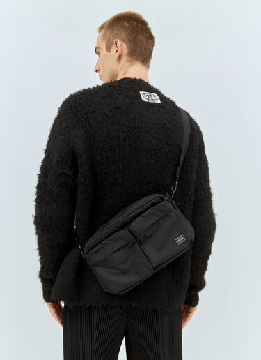 LN-CC® - Porter-Yoshida & Co: Small Force Shoulder Bag - Black Porter-Yoshida & Co Small Force Shoulder Bag Black por0358002