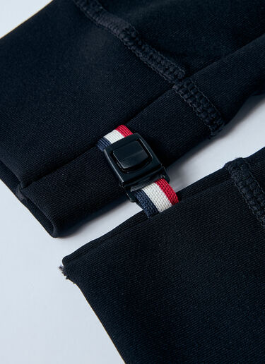 LN-CC® - Moncler Grenoble: Touch Screen Jersey Gloves - Black Moncler Grenoble Touch Screen Jersey Gloves Black mog0259004