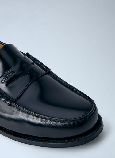 LN-CC® - Prada: Leather Loafers - Black Prada Leather Loafers Black pra0164014