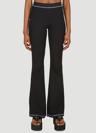 LN-CC® - MCQ: Icon Logo Patch Track Leggings - Black MCQ Icon Logo Patch Track Leggings Black mkq0249010
