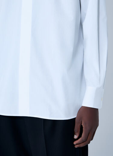 Saint Laurent Poplin Shirt White sla0162014