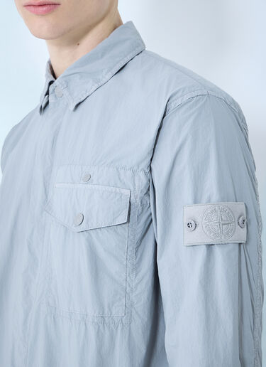 LN-CC® - Stone Island: Ghost Compass Patch Shirt - Beige Stone Island Ghost Compass Patch Shirt Beige sto0160003