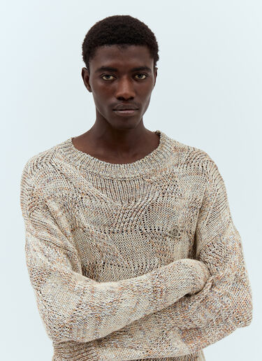 LN-CC® - Vivienne Westwood: Colette Sweater - Beige Vivienne Westwood Colette Sweater Beige vvw0157007