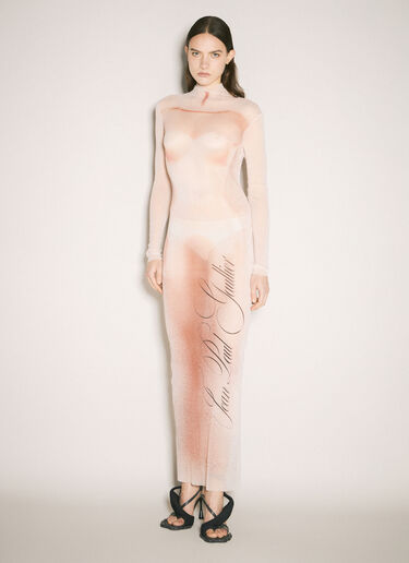 Jean Paul Gaultier Le Classique Maxi Dress Pink jpg0259022
