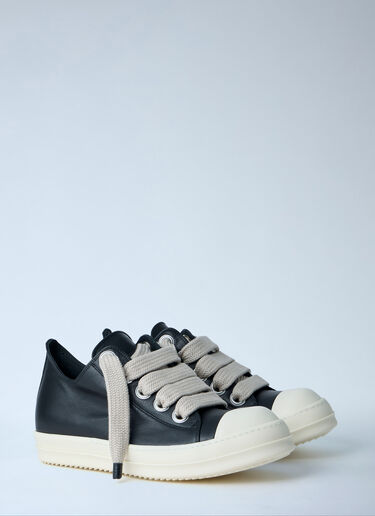 LN-CC® - Rick Owens: Jumbolace Sneakers - Black Rick Owens Jumbolace Sneakers Black ric0163027