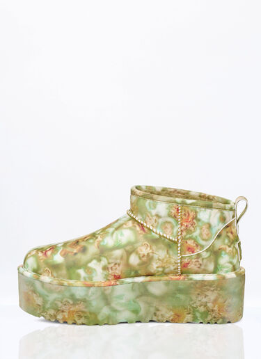 LN-CC® - UGG Collina Strada: Mini Platform Boots - Green UGG Collina Strada Mini Platform Boots Green ucs0258006