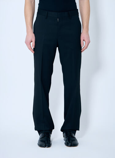 LN-CC® - MM6 Maison Margiela: Tailored Pants - Black MM6 Maison Margiela Tailored Pants Black mmm0159006
