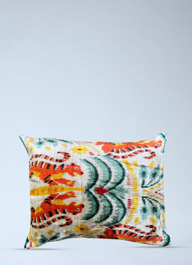 LN-CC® - Les-Ottomans: Ikat Pattern Cushion Cover - Multicolour Les-Ottomans Ikat Pattern Cushion Cover Multicolour wps0692040