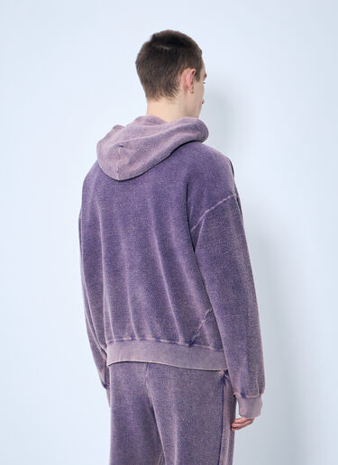 NÒMARYTHM TEXTILE 手染扭纹连帽运动衫 紫色 nma0158012