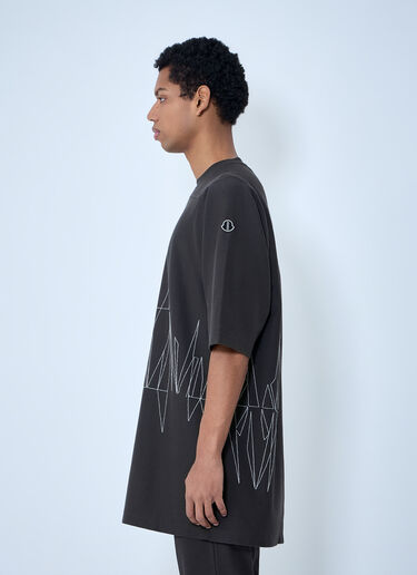 Moncler + Rick Owens 점보 티셔츠 회색 mcs0363018