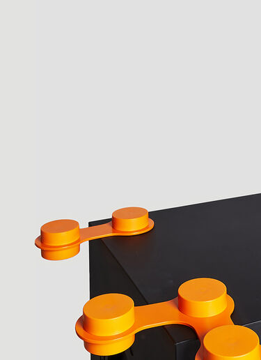 LN-CC® - Cassina: x Virgil Abloh Double Connecting Element - Black Cassina x Virgil Abloh Double Connecting Element Black vrc0351003