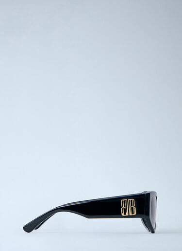 LN-CC® - Balenciaga: Nano D-Frame Sunglasses - Black Balenciaga Nano D-Frame Sunglasses Black bal0263055