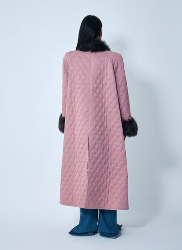 Chloé Long Hybrid Coat Brown chl0262015