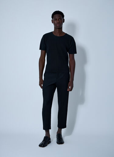 Homme Plissé Issey Miyake 플리츠 티셔츠  블랙 hmp0161017