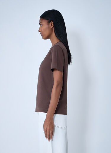 LN-CC® - Jacquemus: Le T-Shirt Gros Grain - Brown Jacquemus Le T-Shirt Gros Grain Brown jac0262010