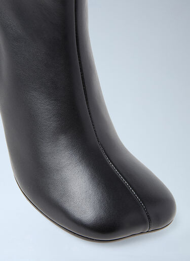 MM6 Maison Margiela Square Ankle Boots Black mmm0253026