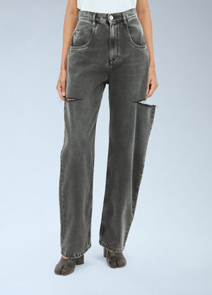 Maison Margiela Cut-Out Jeans Black mla0257001