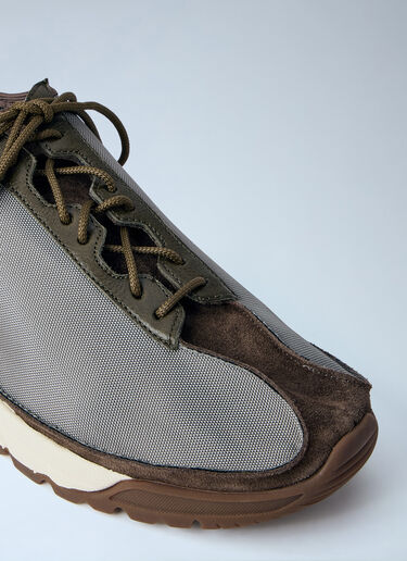 LN-CC® - Our Legacy: Klove Panelled Sneakers - Brown Our Legacy Klove Panelled Sneakers Brown our0164045
